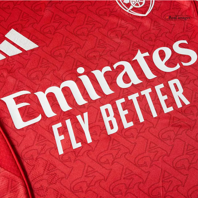 ØDEGAARD #8 Arsenal Home Match Jersey Player Version 2025/26