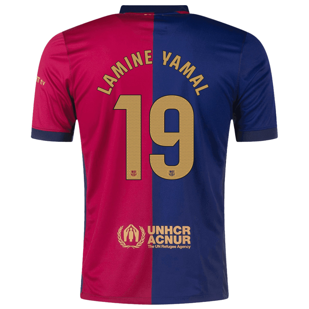 LAMINE YAMAL #19 Barcelona Home Jersey 202425