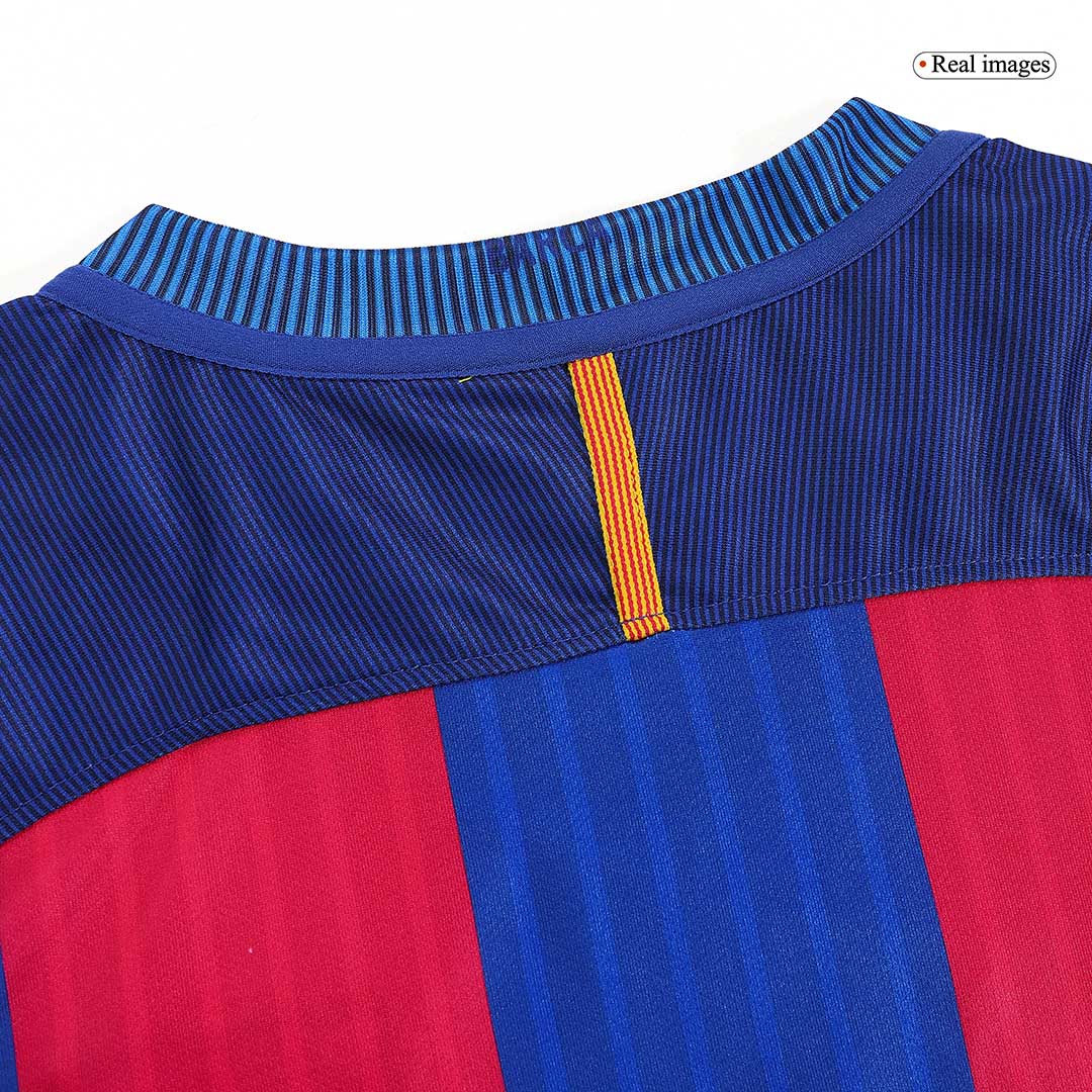 NEYMAR JR #11 Retro Barcelona Home Jersey 201617