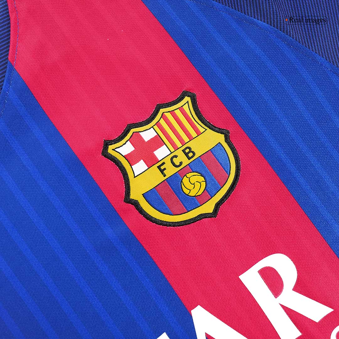 NEYMAR JR #11 Retro Barcelona Home Jersey 201617