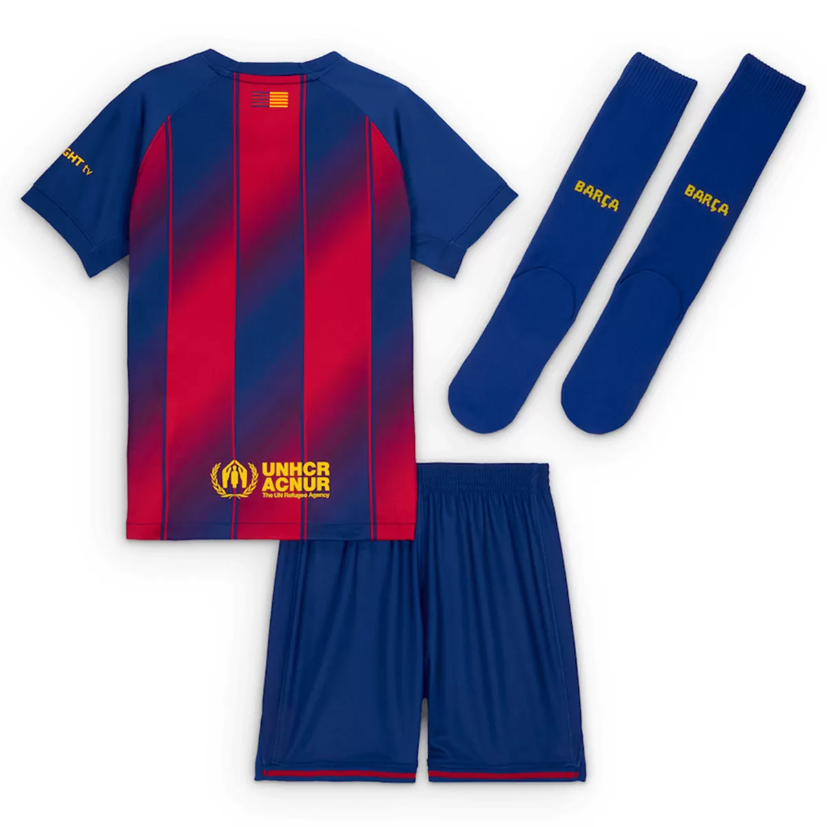 Kids Barcelona Home Jersey Full Kit 202526