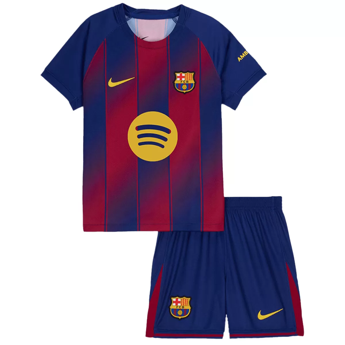 Kids Barcelona Home Jersey Kit 202526