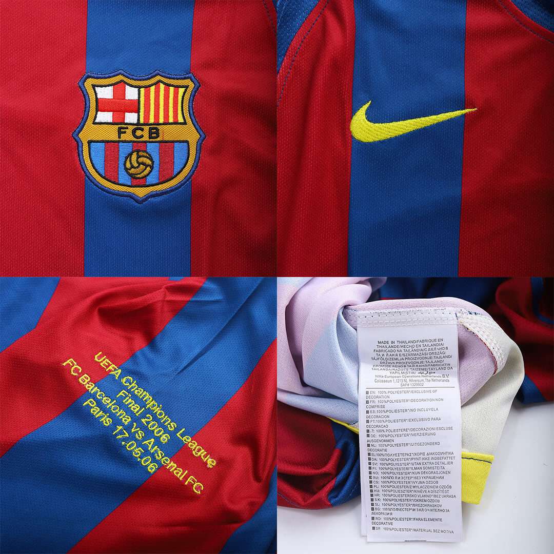 ETO'O #9 Retro Barcelona UCL Final Home Jersey 200506