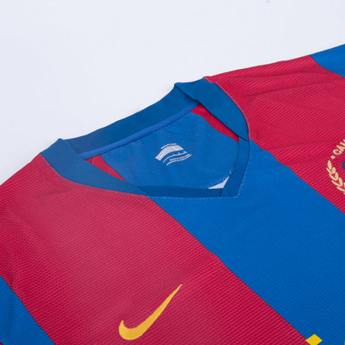Ronaldinho #10 Retro Barcelona Home Jersey 50-Years Anniversary 200708