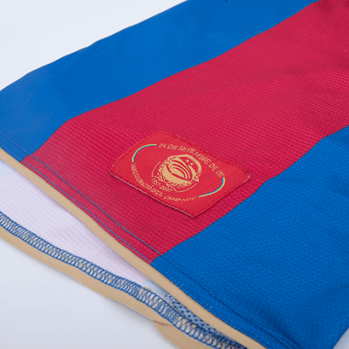 Ronaldinho #10 Retro Barcelona Home Jersey 50-Years Anniversary 200708