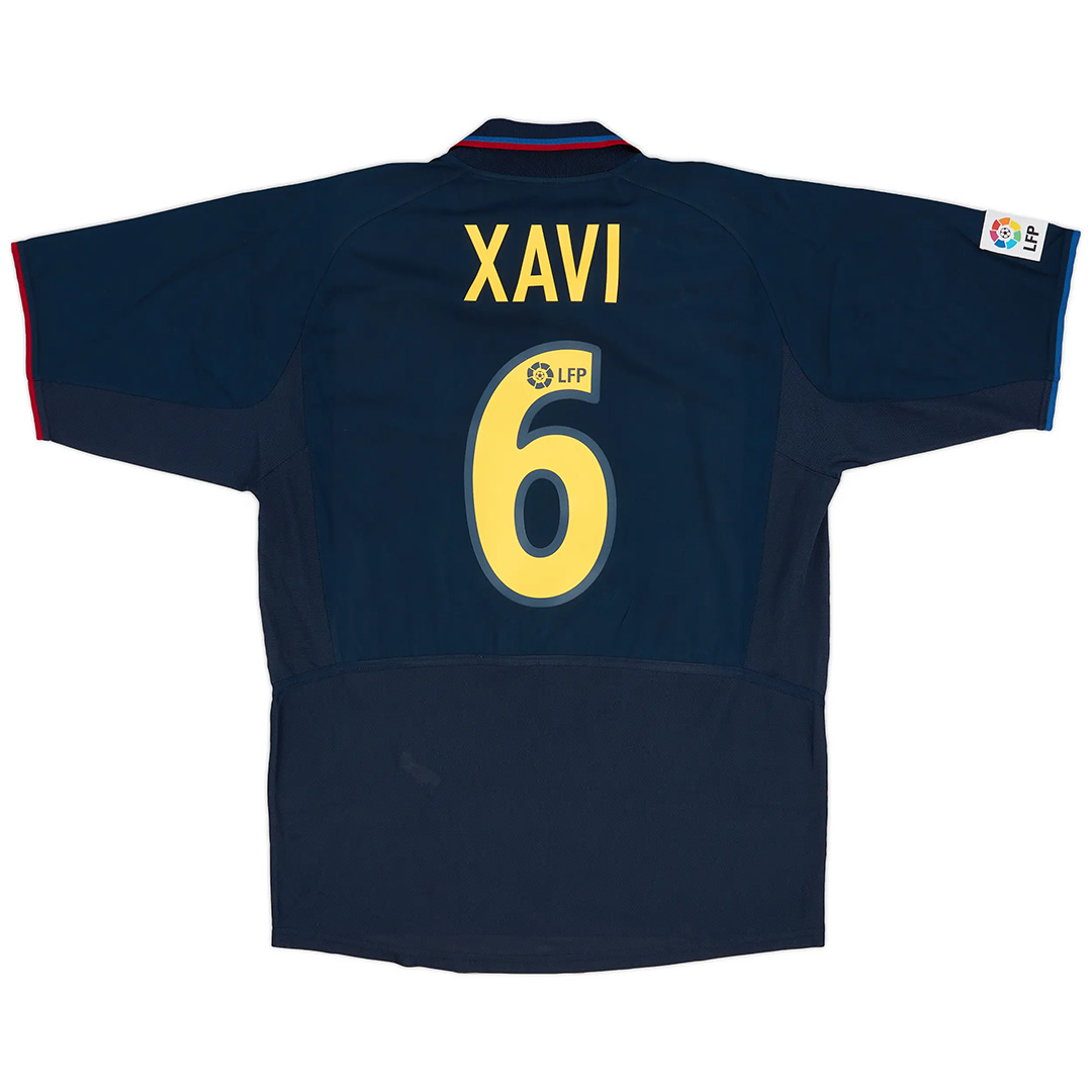 XAVI #6 Retro Barcelona Third Jersey 200203