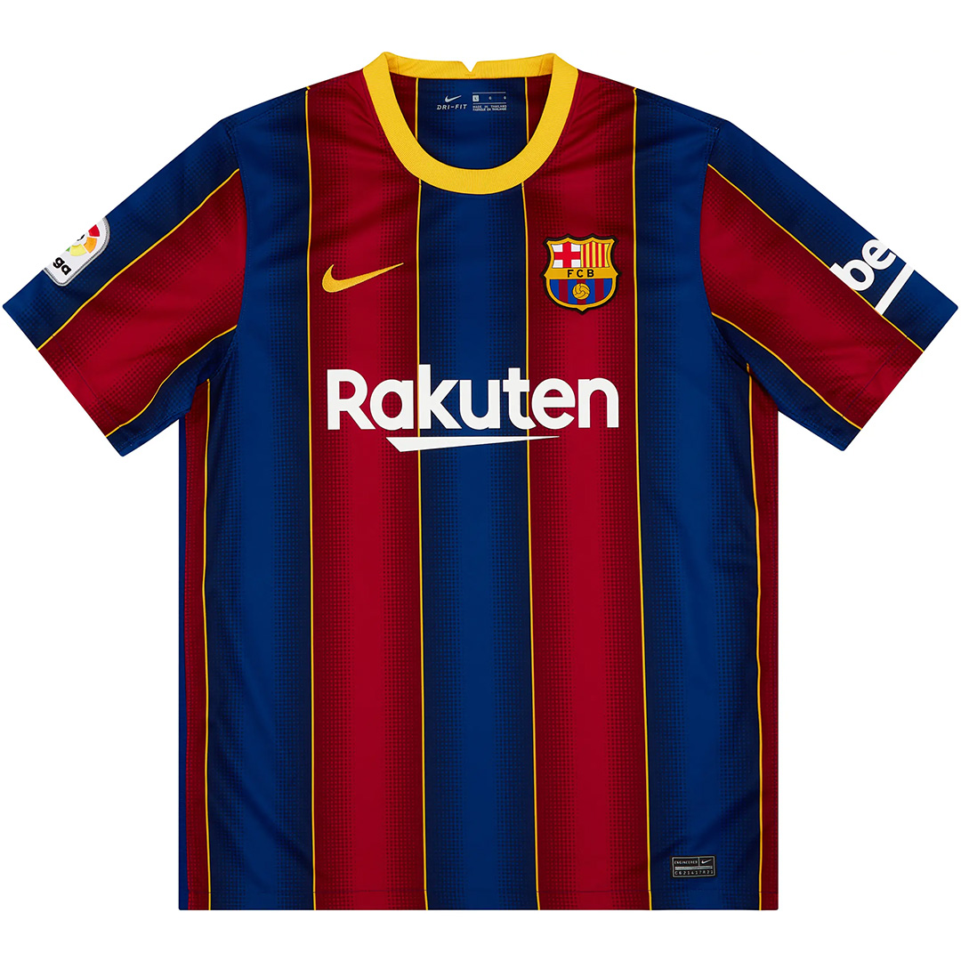 Messi #10 Retro Barcelona Home Jersey 202021