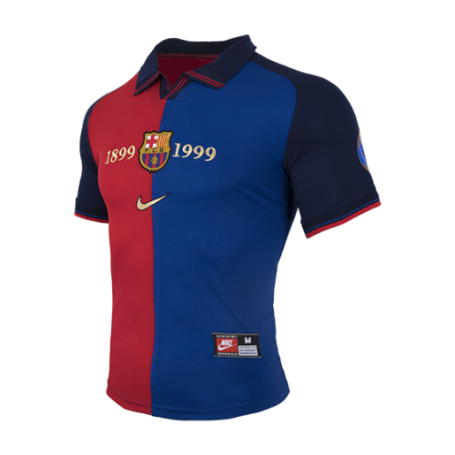 Retro Barcelona 100-Yeas Anniversary Home Jersey 1999/00