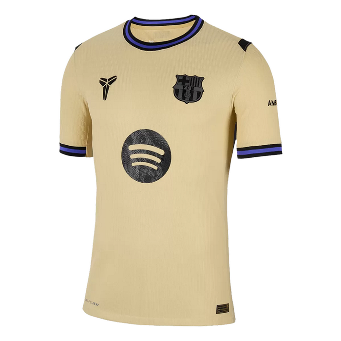 F.DE JONG #21 Barcelona Away Match Jersey Player Version 2025/26 - UCL