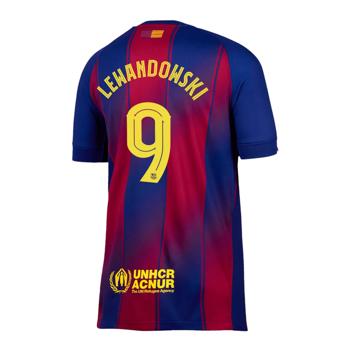 LEWANDOWSKI #9 Barcelona Home Jersey 2025/26 - UCL