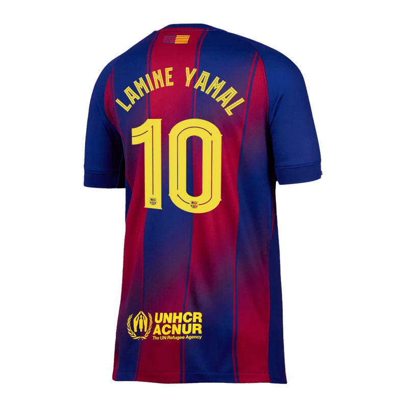 LAMINE YAMAL #10 Barcelona Home Jersey 2025/26 - UCL