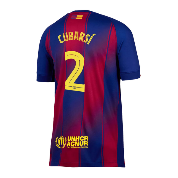 CUBARSÍ #2 Barcelona Home Jersey 2025/26 - UCL