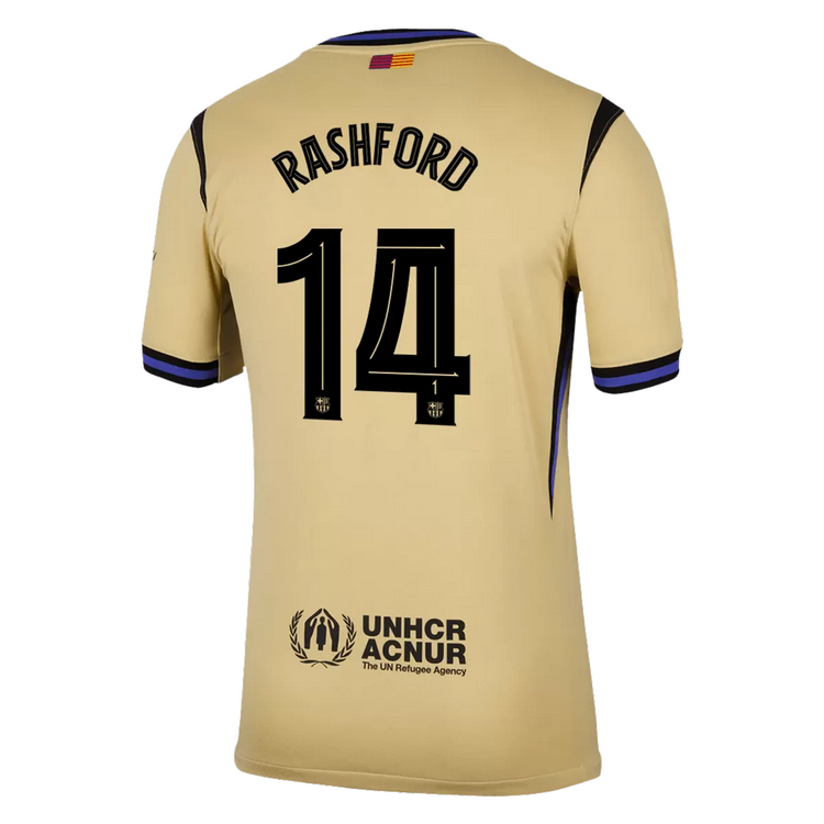 RASHFORD #14 Barcelona Away Jersey 2025/26 - UCL