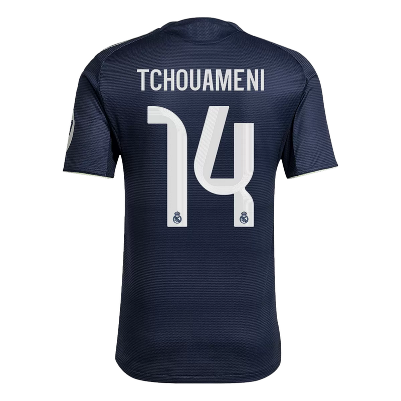 TCHOUAMENI #14 Real Madrid Away Match Jersey Player Version 2025/26