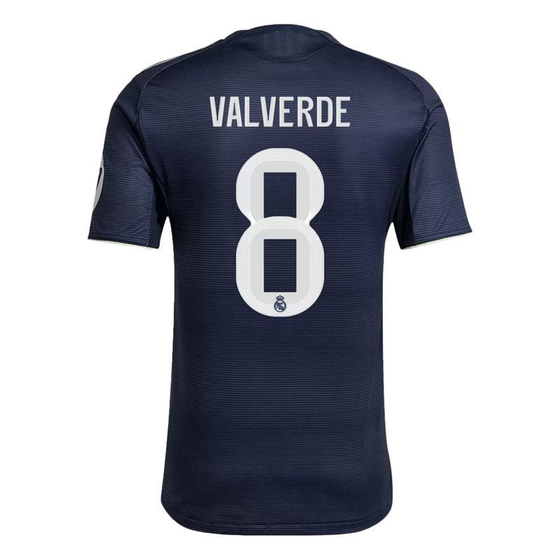VALVERDE #8 Real Madrid Away Match Jersey Player Version 2025/26