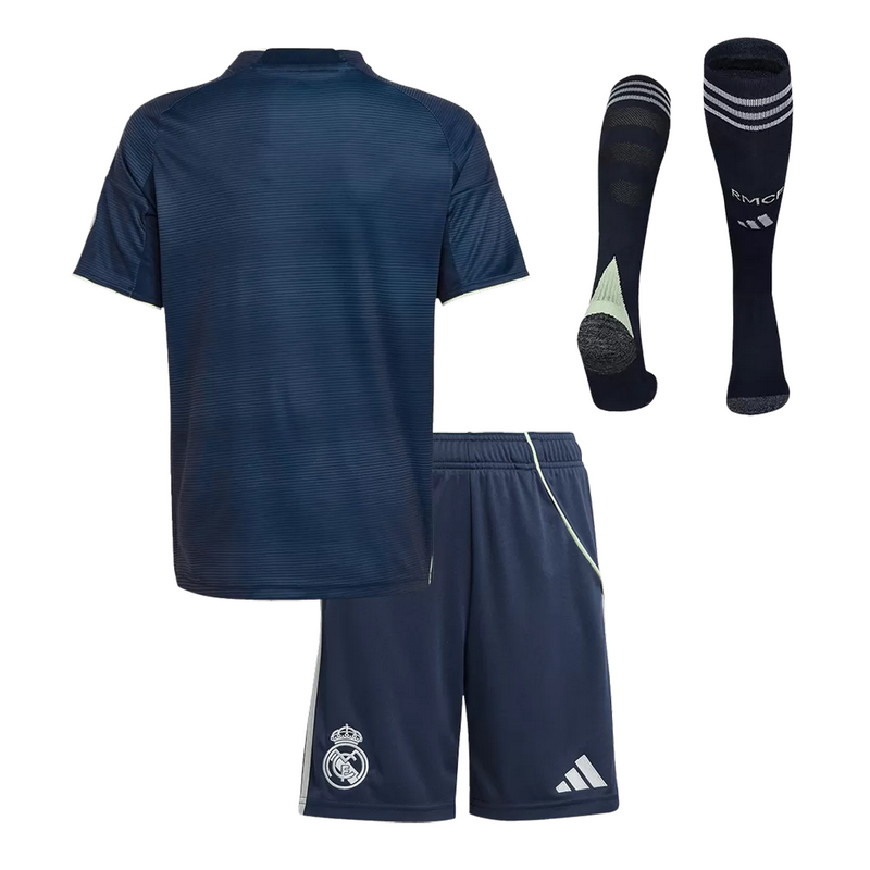 Kids Real Madrid Away Jersey Kit 2025/26