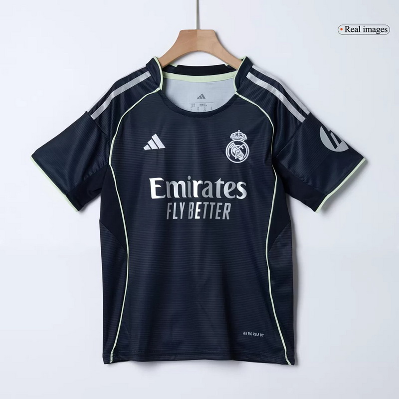 Kids Real Madrid Away Jersey Kit 2025/26