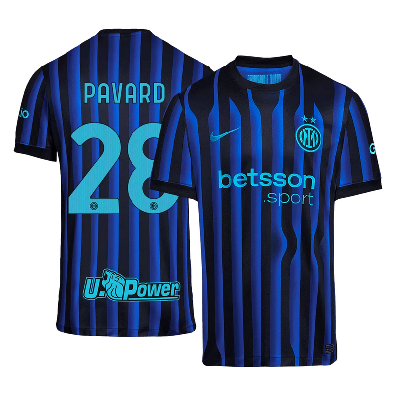 PAVARD #28 Inter Milan Home Jersey 2025/26