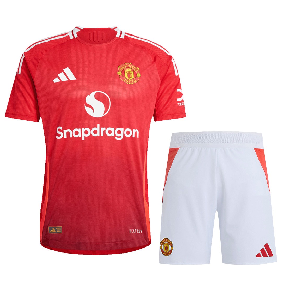 [Super Replica] Manchester United Home Kit(Jersey+Shorts) 2024/25