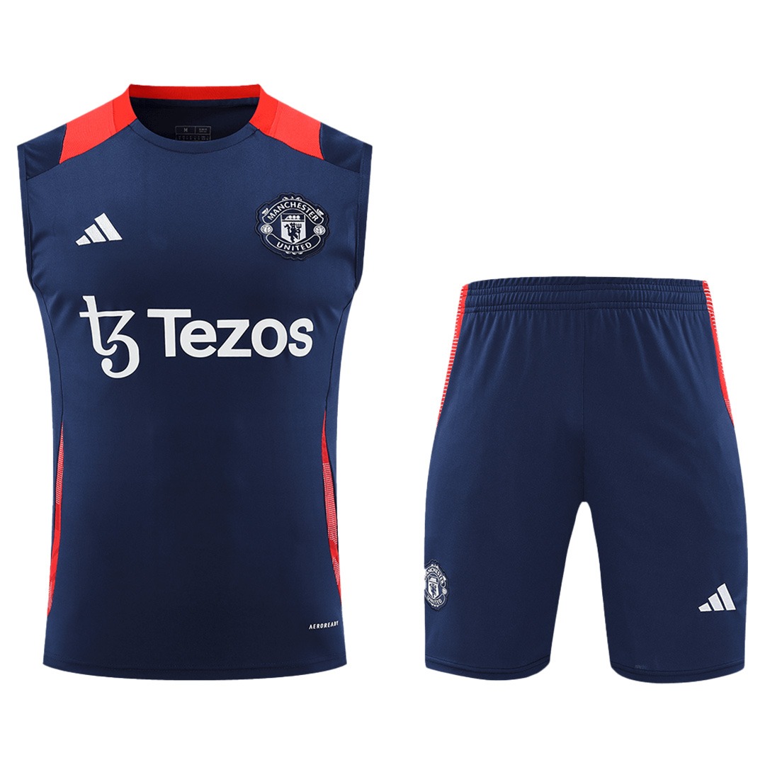 Manchester United Pre-Match Kit(Jersey+Shorts) 2024/25