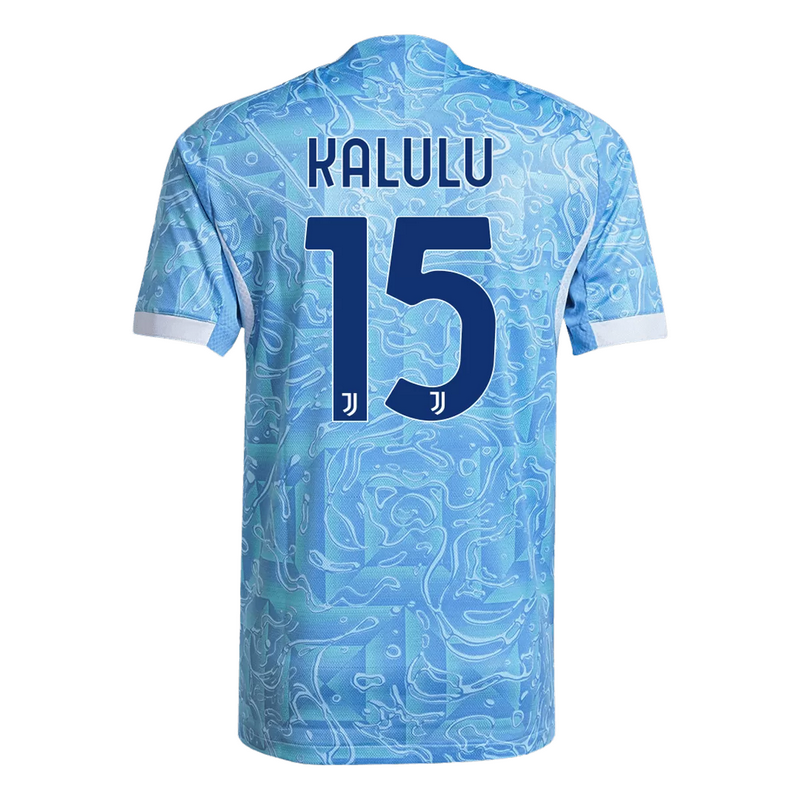 KALULU #15 Juventus Away Match Jersey Player Version 2025/26