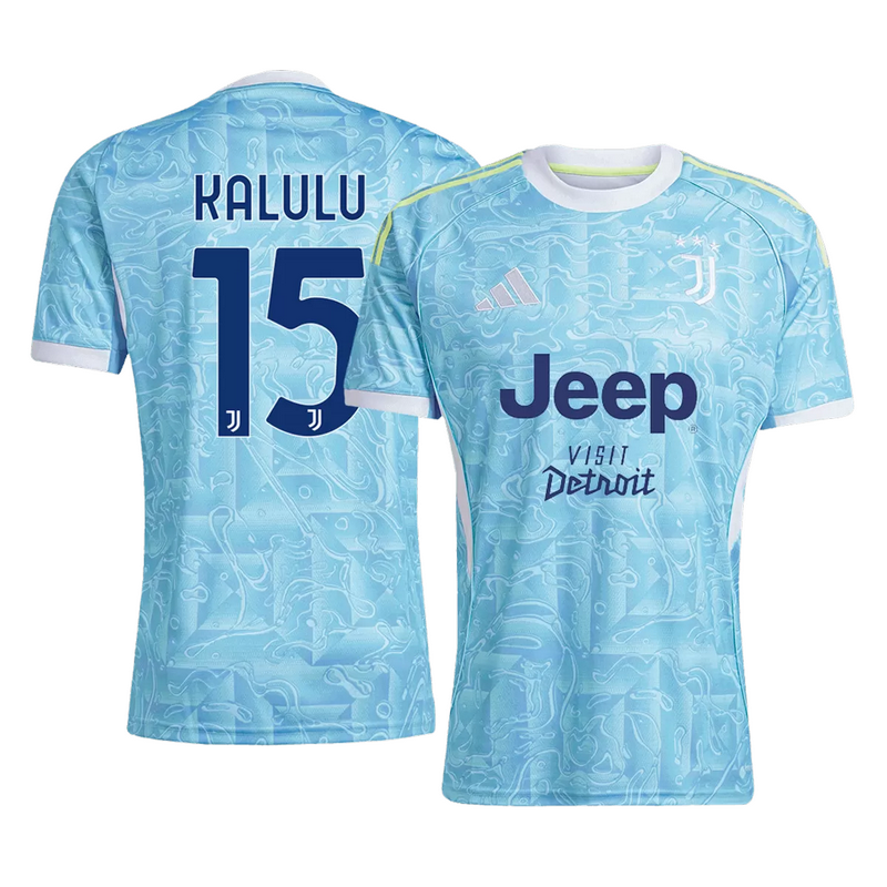 KALULU #15 Juventus Away Jersey 2025/26