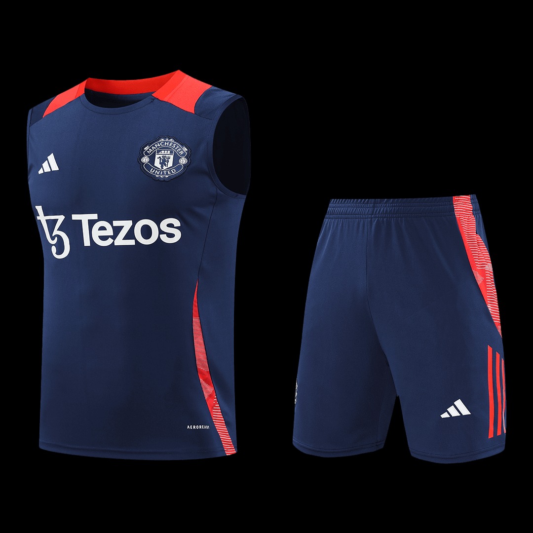 Manchester United Pre-Match Kit(Jersey+Shorts) 2024/25