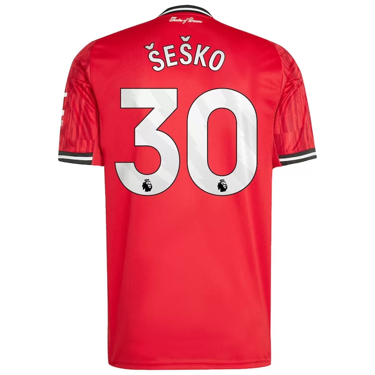 ŠEŠKO #30 Manchester United Home Match Jersey Player Version 2025/26