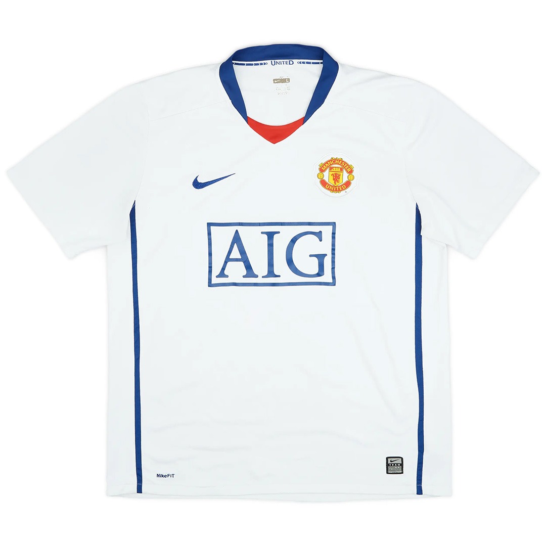 Ronaldo #7 Retro Manchester United Away Jersey 2008/09