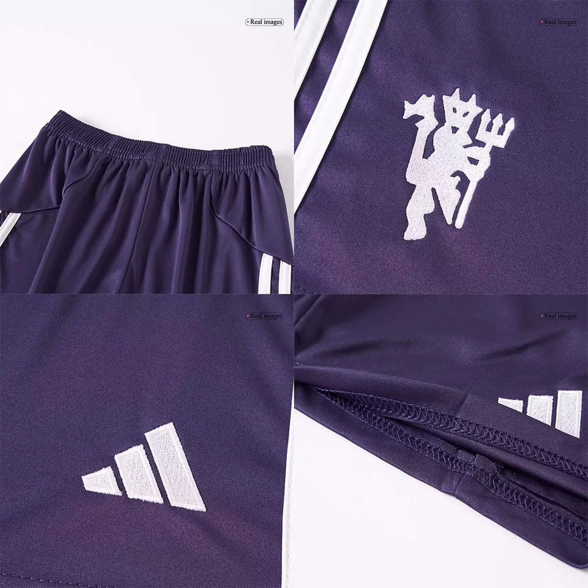 Kids Manchester United Away Jersey Full Kit 2025/26