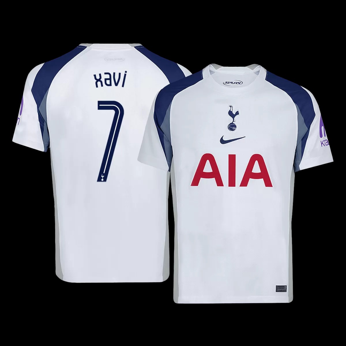 XAVI #7 Tottenham Hotspur Home Jersey 2025/26 - UCL
