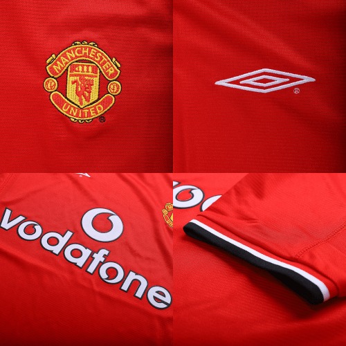 v.NISTELROOY #10 Retro Manchester United Home Jersey 2000/02