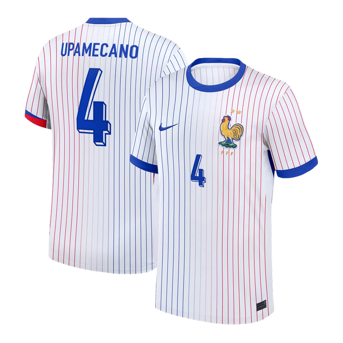 UPAMECANO #4 France Away Jersey 2024