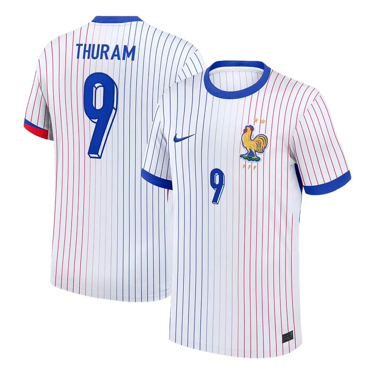 THURAM #9 France Away Jersey 2024