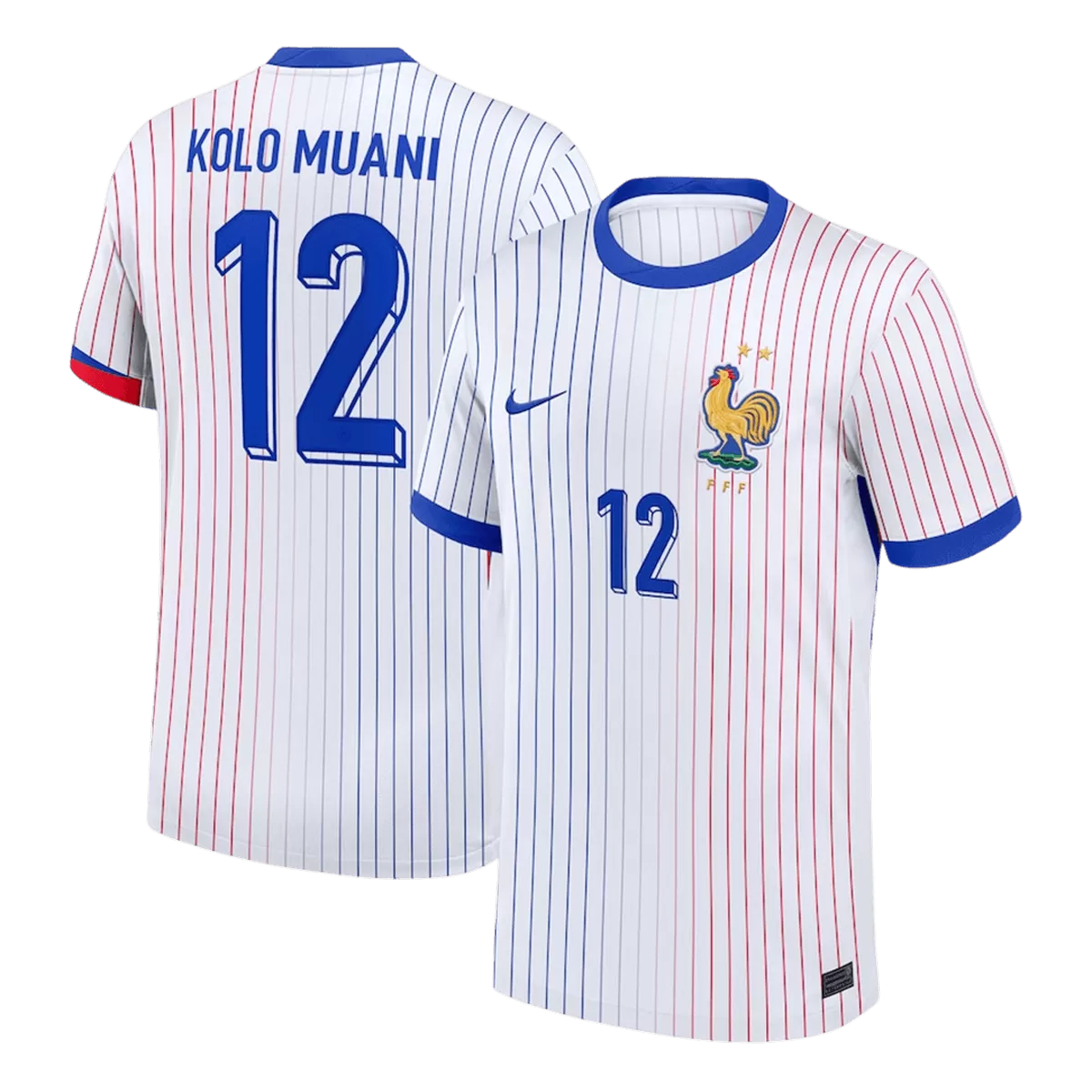 KOLO MUANI #12 France Away Jersey 2024
