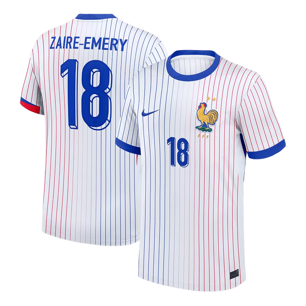 ZAIRE-EMERY #18 France Away Jersey 202