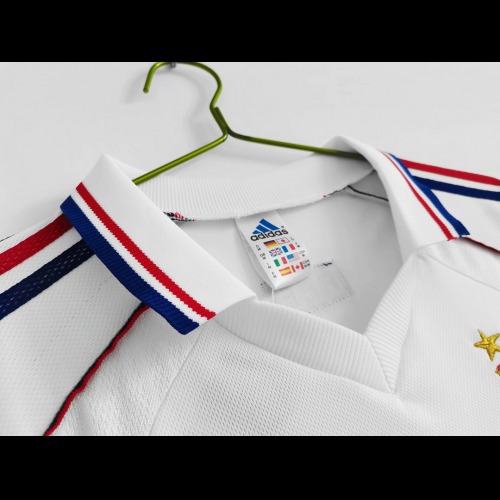 Zidane #10 Retro France Away Jersey World Cup 1998