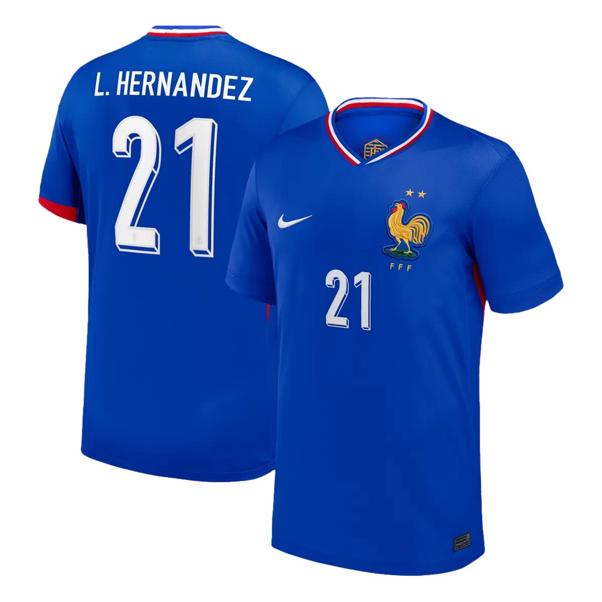 L.Hernandez #21 France Home Jersey 2025