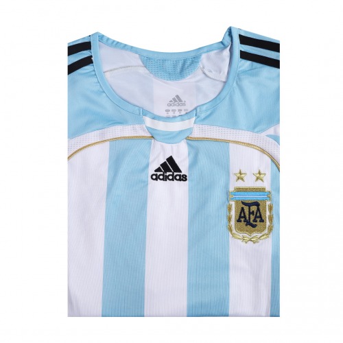 Messi #19 Retro Argentina Home Jersey World Cup 2006