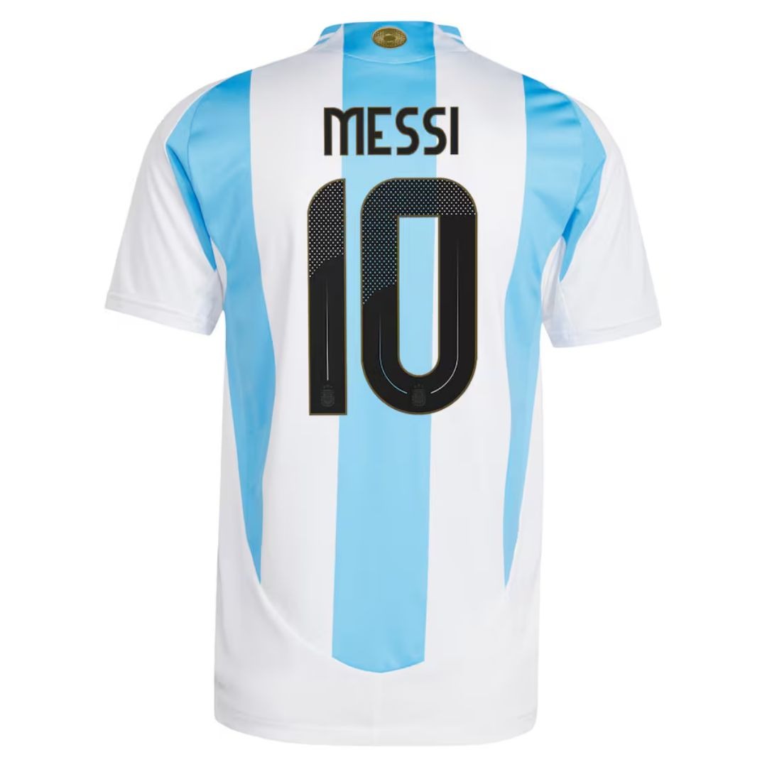 Messi #10 Argentina Home Match Jersey Player Version 2024