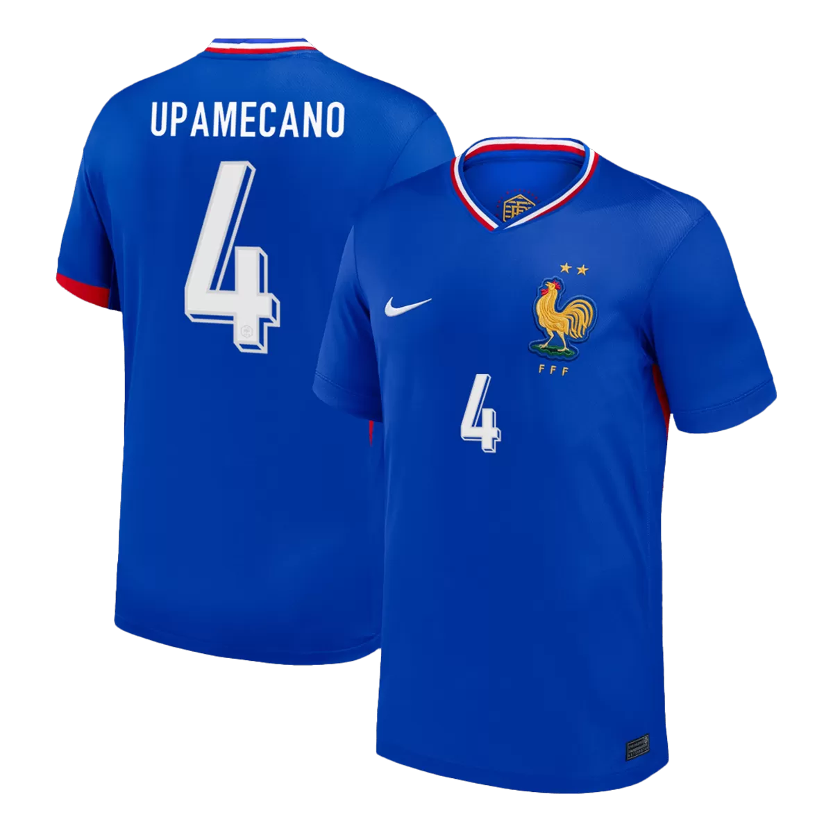 UPAMECANO #4 France Home Jersey 2025