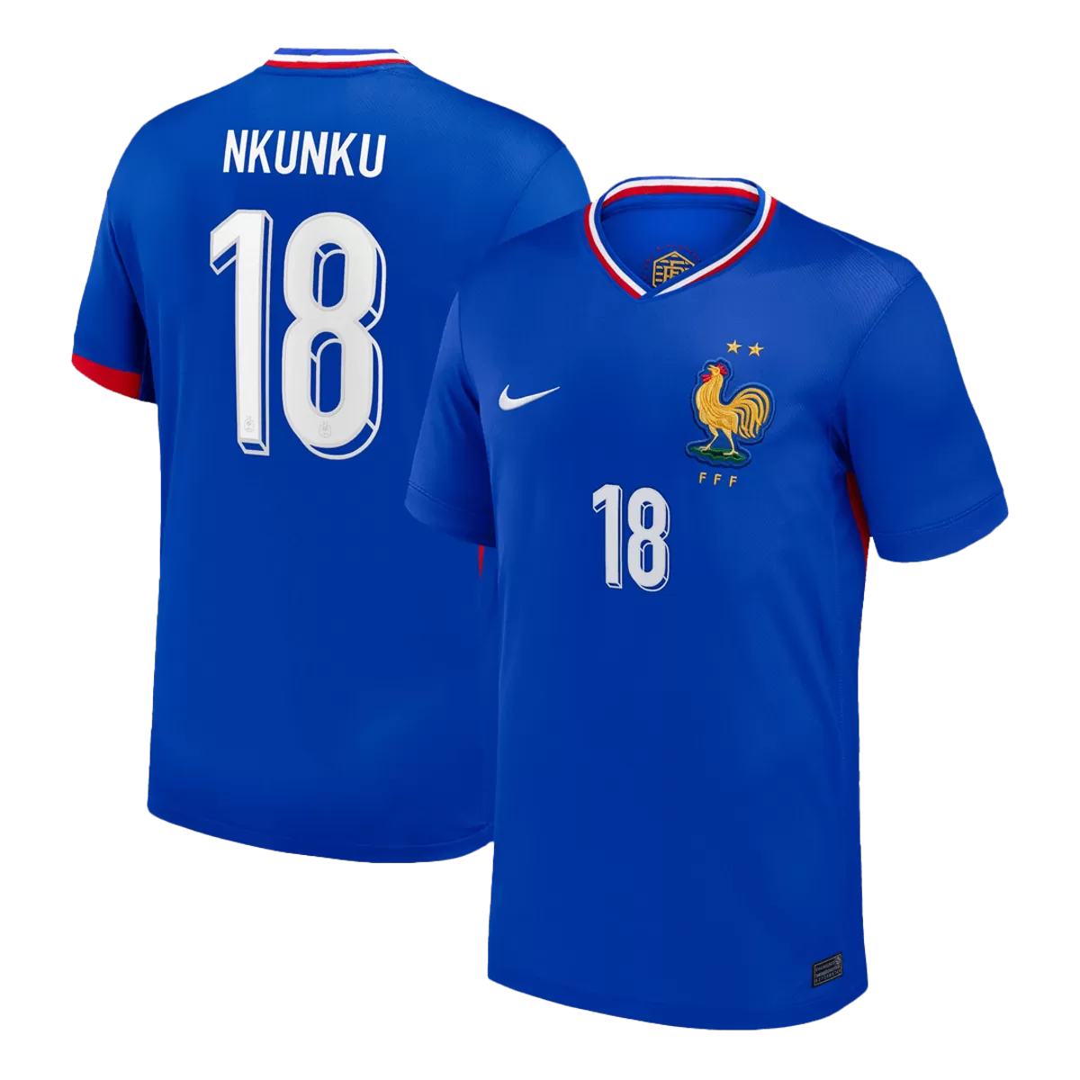 NKUNKU #18 France Home Jersey 2025