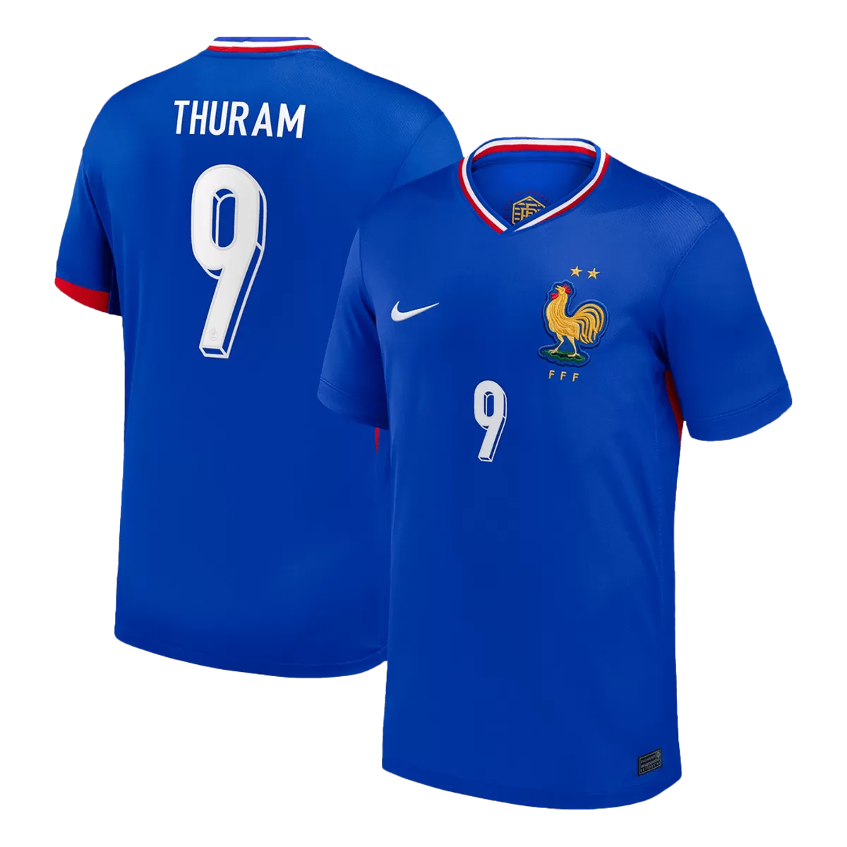 THURAM #9 France Home Jersey 2025