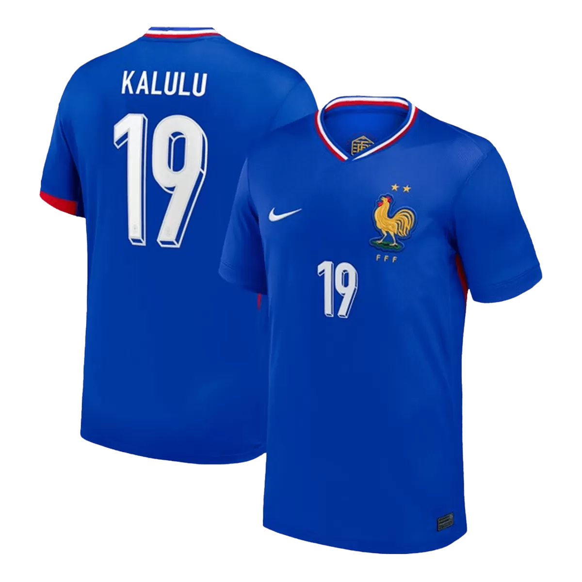 KALULU #19 France Home Jersey 2025