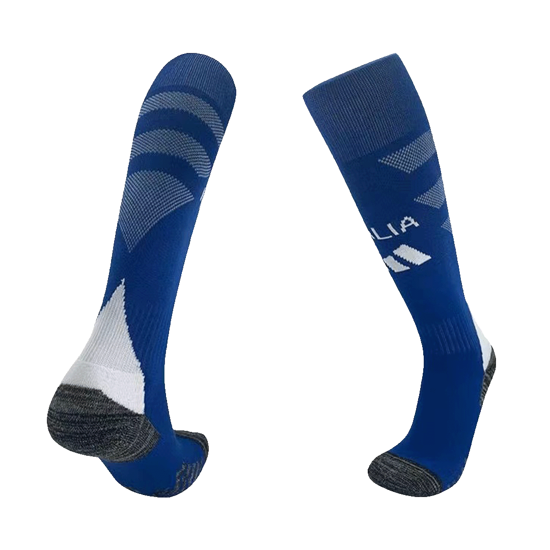 Kids Italy Home Soccer Socks 2024