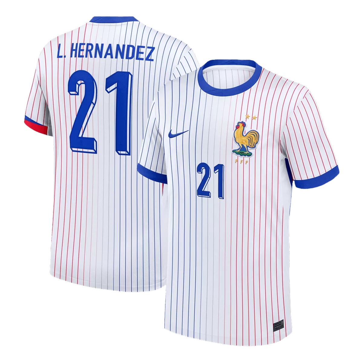 L.HERNANDEZ #21 France Away Jersey 2024