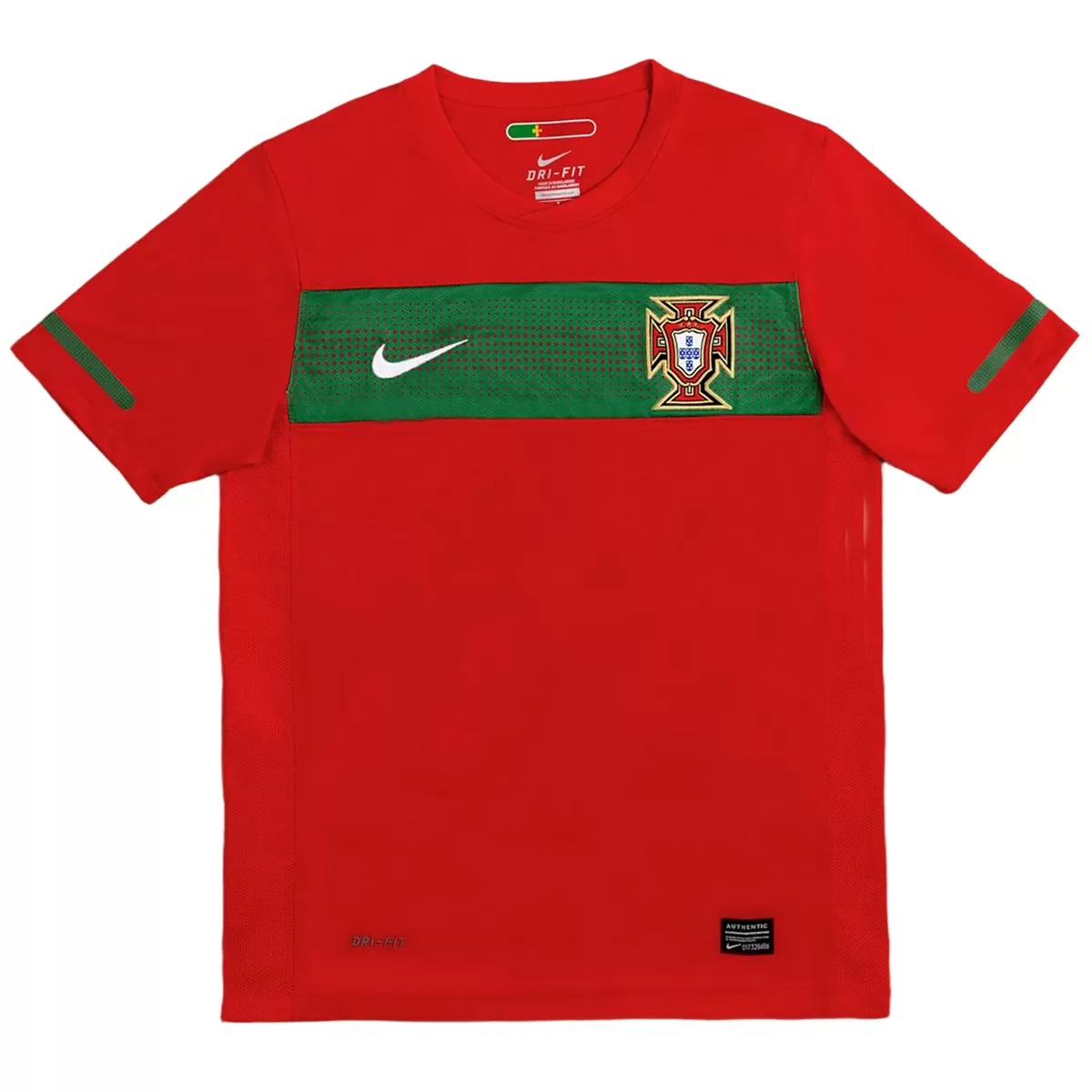 RONALDO #7 Retro Portugal Home Jersey 2010