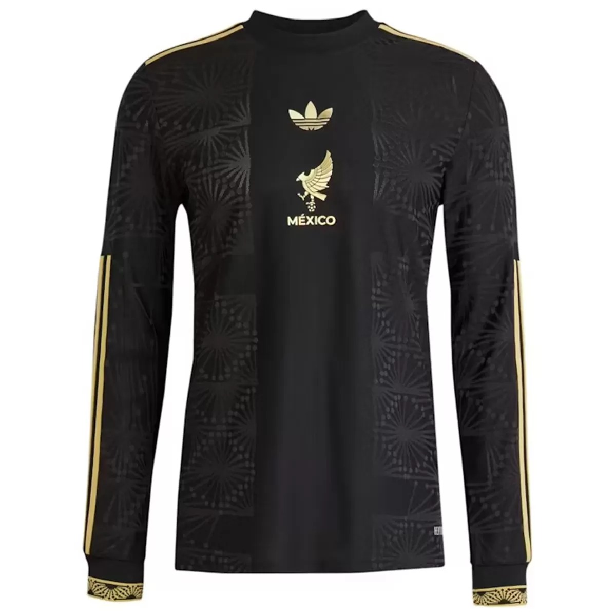 Mexico Third Long Sleeve Jersey Kit Gold Cup Player Version 2025