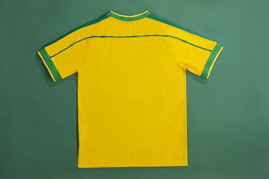 CAFU #2 Retro Brazil Home Jersey World Cup 1998