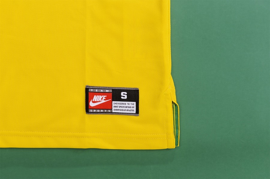 DENILSON #19 Retro Brazil Home Jersey World Cup 1998